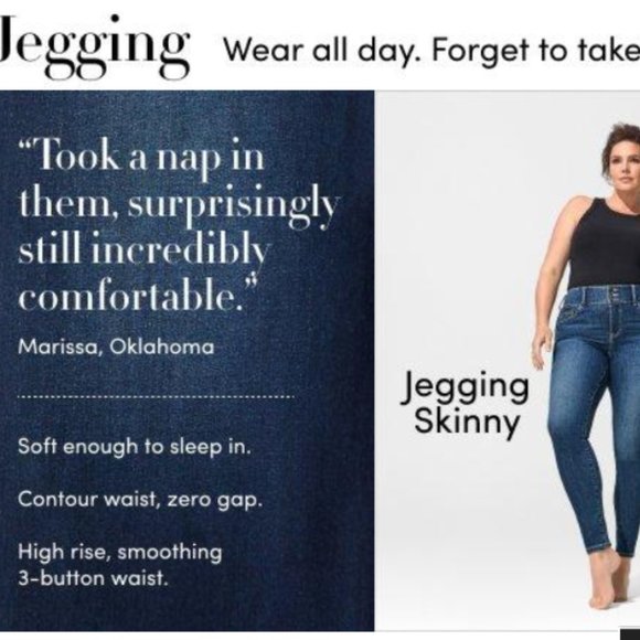 Torrid Jeggings Size 20R - Picture 8 of 8